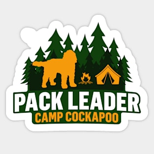 Camp Cockapoo Pack Leader Sticker